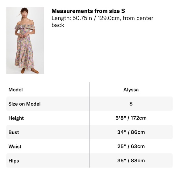 Spell NEW Dolly off shoulder sundress. - Picture 5 of 8